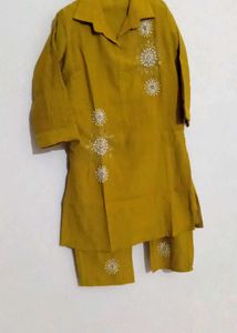 Embroidered Kurta Co-ord Set✨