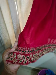 Red Straight Kurtha...Size L...