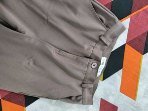 Brown Straight Leg Pants
