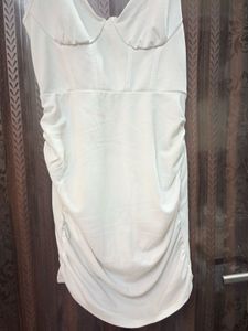 Shein White Bodycon Mini Dress