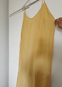 Yellow Slip Dress