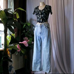 Floral Print Crop Top
