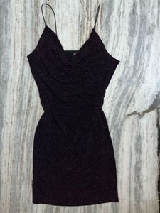 H&amp;M GLITTERY/SHIMMER BODYCOM DRESS