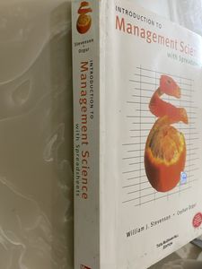 Introduction To Management Science IIM Curriculum