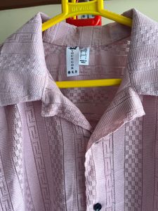 Pink Patterned Shirt