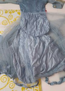 Elegant Embroidered Anarkali Gown