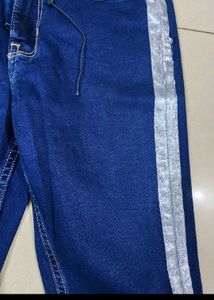 ONLY Sheen Stripes Skinny Fit Jeans