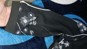 A Beautiful Printed Mini Dress Cum Frok