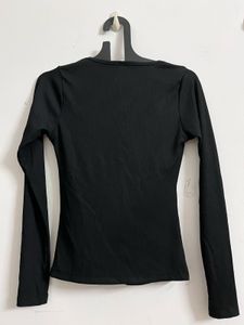 Black Long Sleeve Top