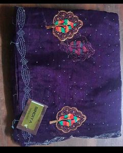 Elegant Purple Saree