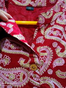 JAYRA TEXTILE Casual Printed Women Maroon Top