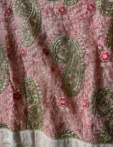 Elegant Peach Ethnic Gown