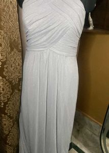 Silver Gown Shimmer Party Cocktail Kitty
