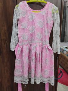 Frock With Dhoti Salwar