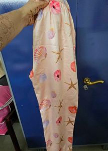 Shell Print Satin Loungewear