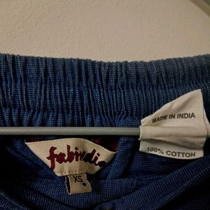 FabIndia Essential Cotton Elasticated Pants
