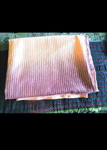 Combo Of One Silk Saree And  Netted Sare