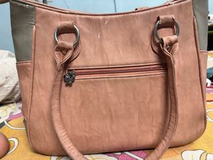 BEAUTIFUL PEACH HANDBAG