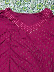 Elegant Maroon Kurta