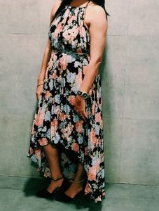 Floral Maxi Up Down  Dress