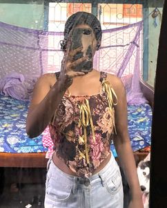 Floral Corset Top New