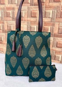 Handicraft Hand Bags With Small Pouch
