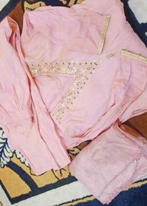 Pakistani Look Women&#39;s  Blend Straight Embroidere