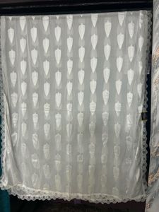 Elegant dyeable Dupatta with Lace