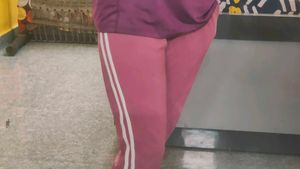 Pink Striped Shorts