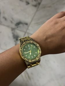 Green &amp; Gold Watch