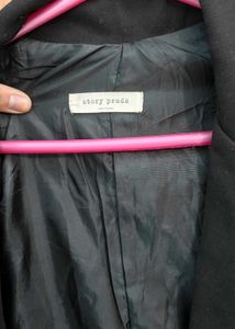 PRADA Black Overcoat