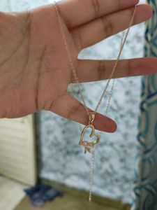 Giva Rose Gold Infinity Heart Pendant W Link Chain