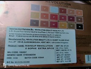 Sophx Revolution Extra Spice 18 Shades eyeshadow P