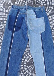 Unique Patchwork Jeans size -28