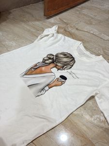 White Girly T- Shirt 🤍