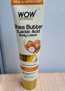 Wow Shea Butter With Lactic Acid Moisturizer