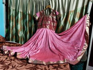 Pink Ethnic Gown XXL