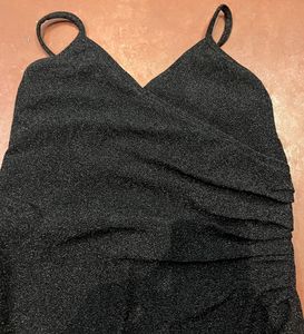 Sparkly Black Mini Dress