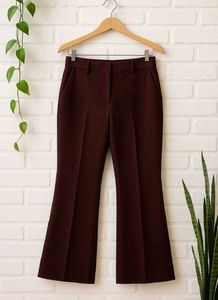 Flared Maroon Pants