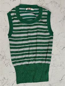 Striped Sleeveless Top