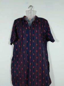 Black Printed Pathani Style Kurta Set For Women&#39;s