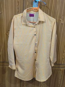 Striped Button-Down Shirt