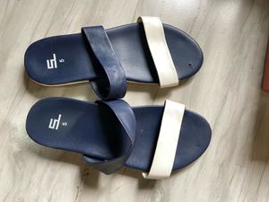 Stylish Blue & White Flats