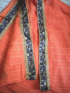 Beautiful Orange Saree For Women