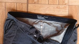 Gray Casual Track Pants skinny