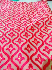 70% Off Today - Pink Saree with Stunning Design