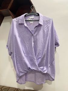 Levender Twist Front Top