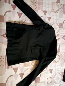Men Black Slim  Fit Solid Blazer