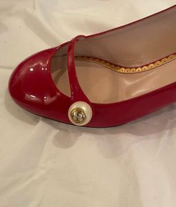 Authentic Gucci Patent Leather Mary Jane Heel