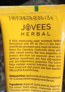 Jovees Sunscreen